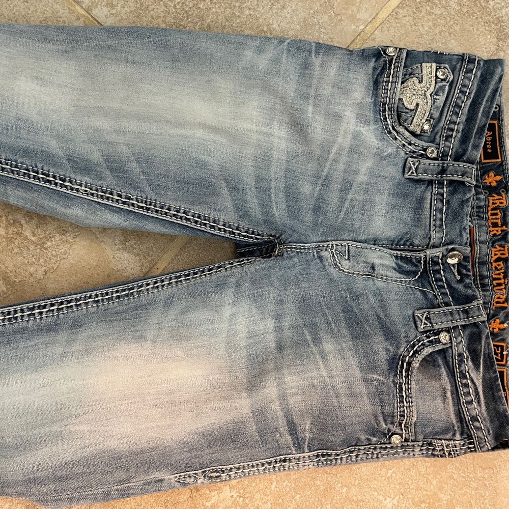 Rock Revival Light Blue Relaxed Jeans